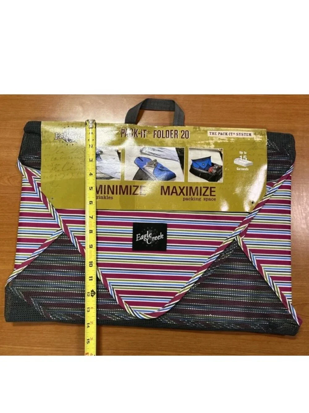 Eagle Creek Pack-It Folder 20 Large Striped Garment Organizer NWT
